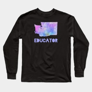 Washington Educator Long Sleeve T-Shirt